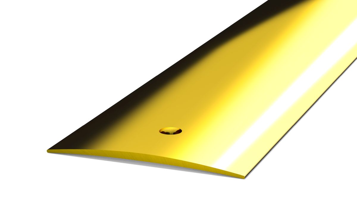 Prinz Übergangsprofil 50 mm - Nr. 127 - Reinmessing poliert - 500 cm