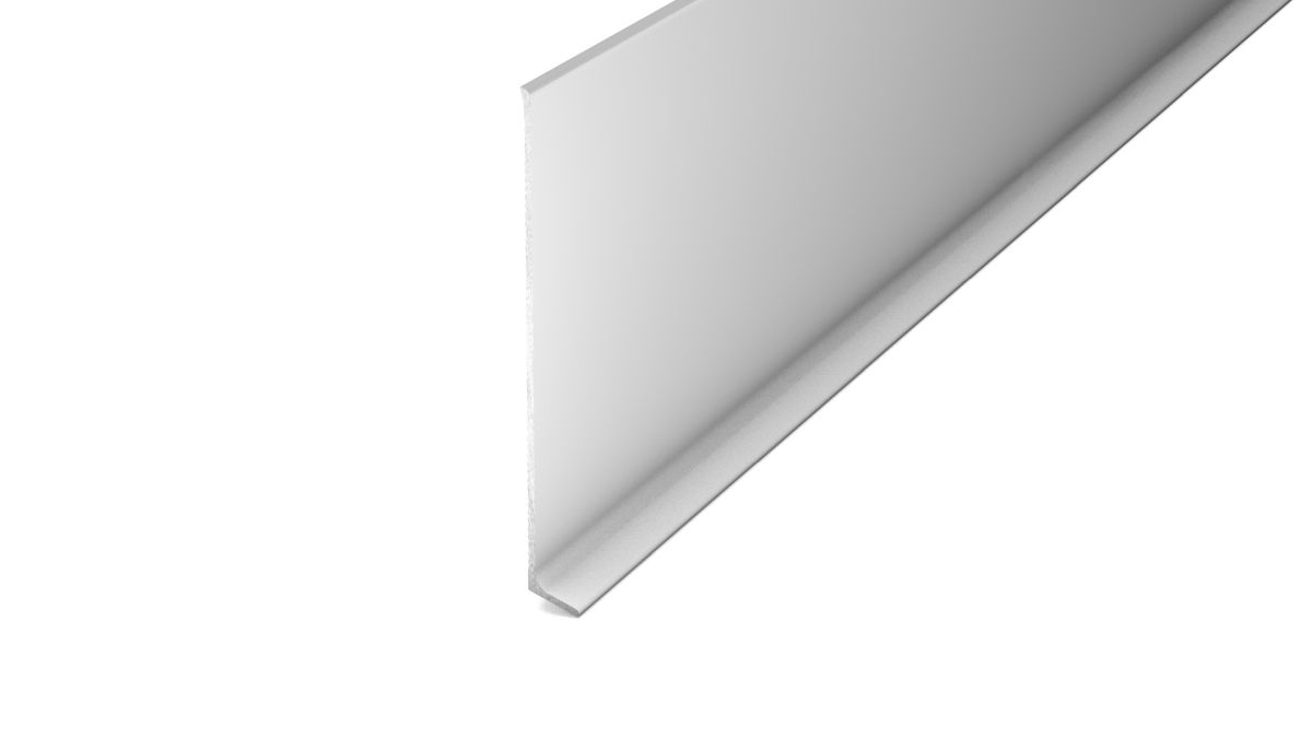 Prinz Aluminium-Sockelleiste 11 x 100 mm - Nr. 374 - Silber - 400 cm