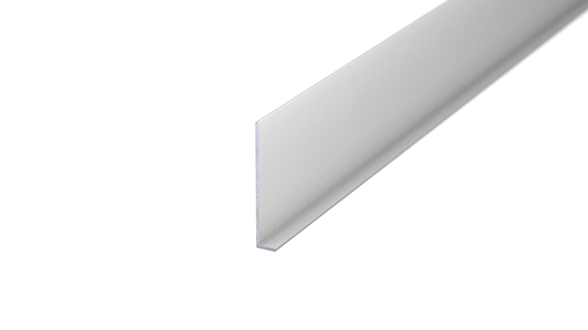 Prinz Winkel-Sockelleiste 9,5 x 60 mm - Nr. 389 - Silber - 500 cm