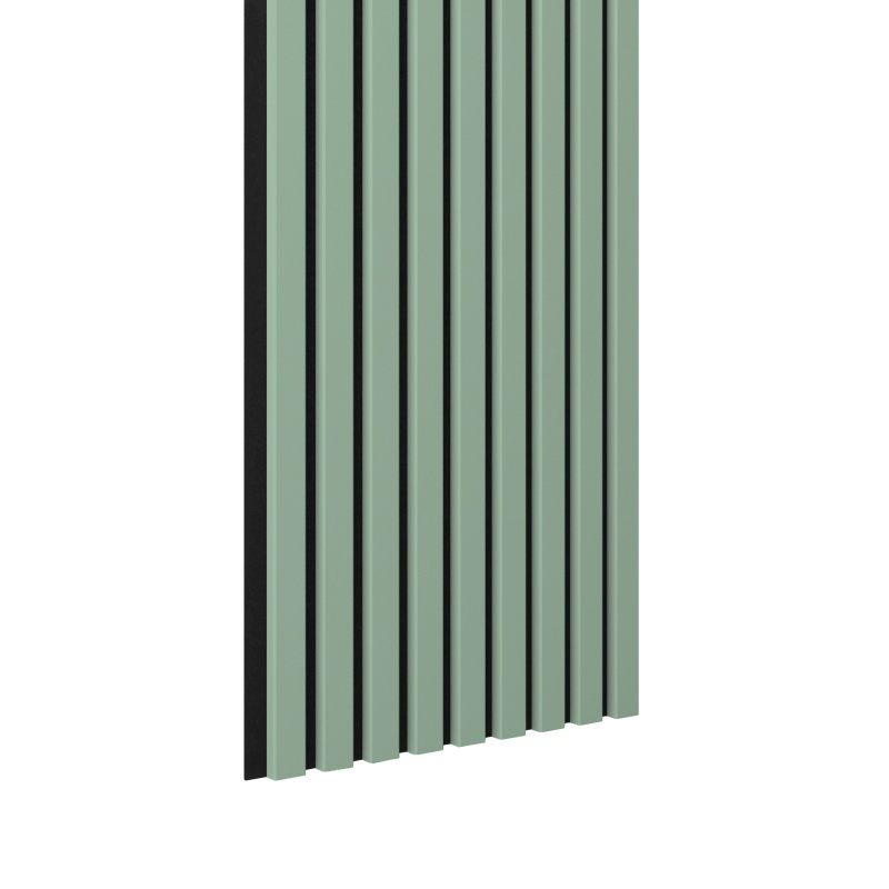 Acoustic+ Akustikpaneel Mint 3000 x 400 mm - Akustikfilz Schwarz