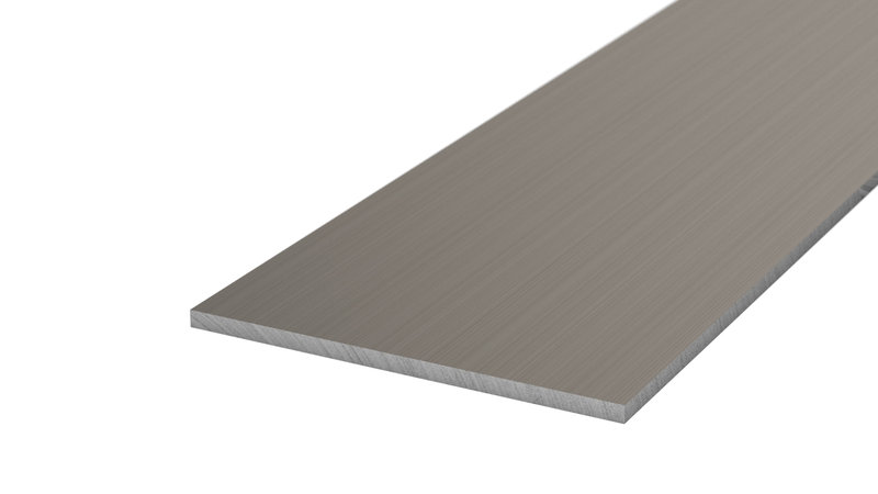 Prinz Flachprofil 50 x 2 mm - Nr. 105 - Edelstahl gebürstet - 250 cm