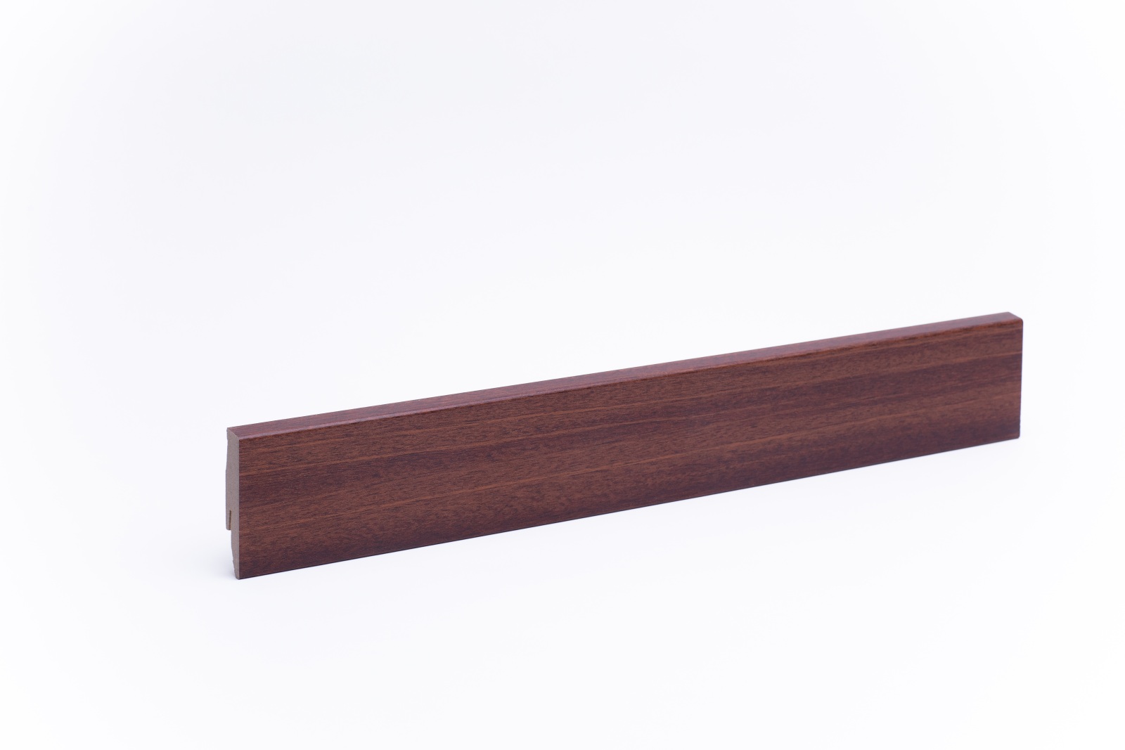 Sockelleiste mit Holzoptik 60 mm Merbau