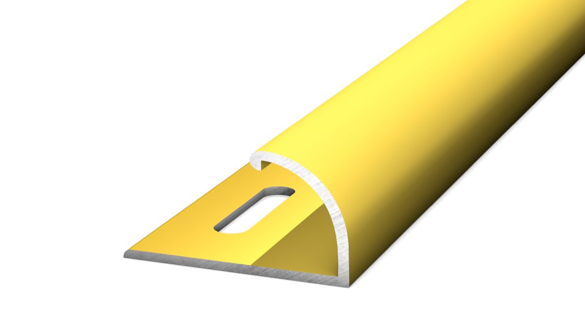Prinz Abschlussprofil 25 x 13,2 mm - Nr. 140 - Gold - 270 cm