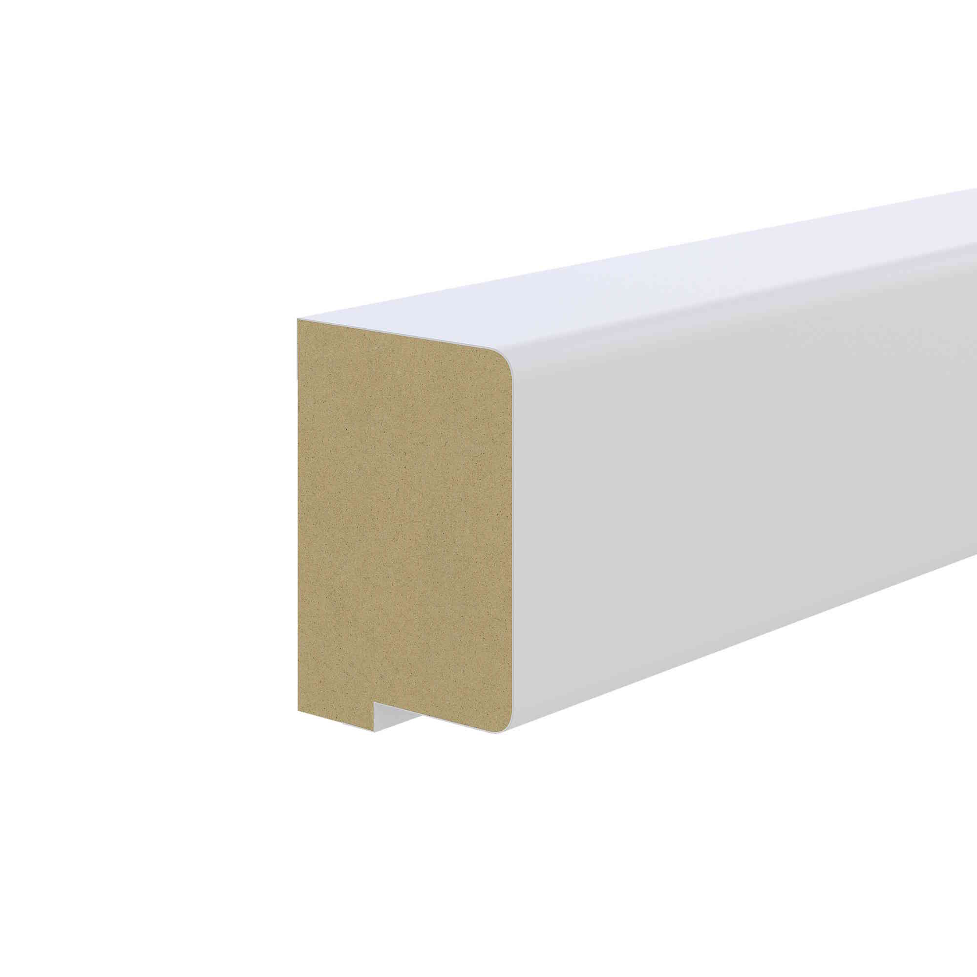 Abschlussleiste für Akustikpaneele 400 x 2600 mm -  Weiß