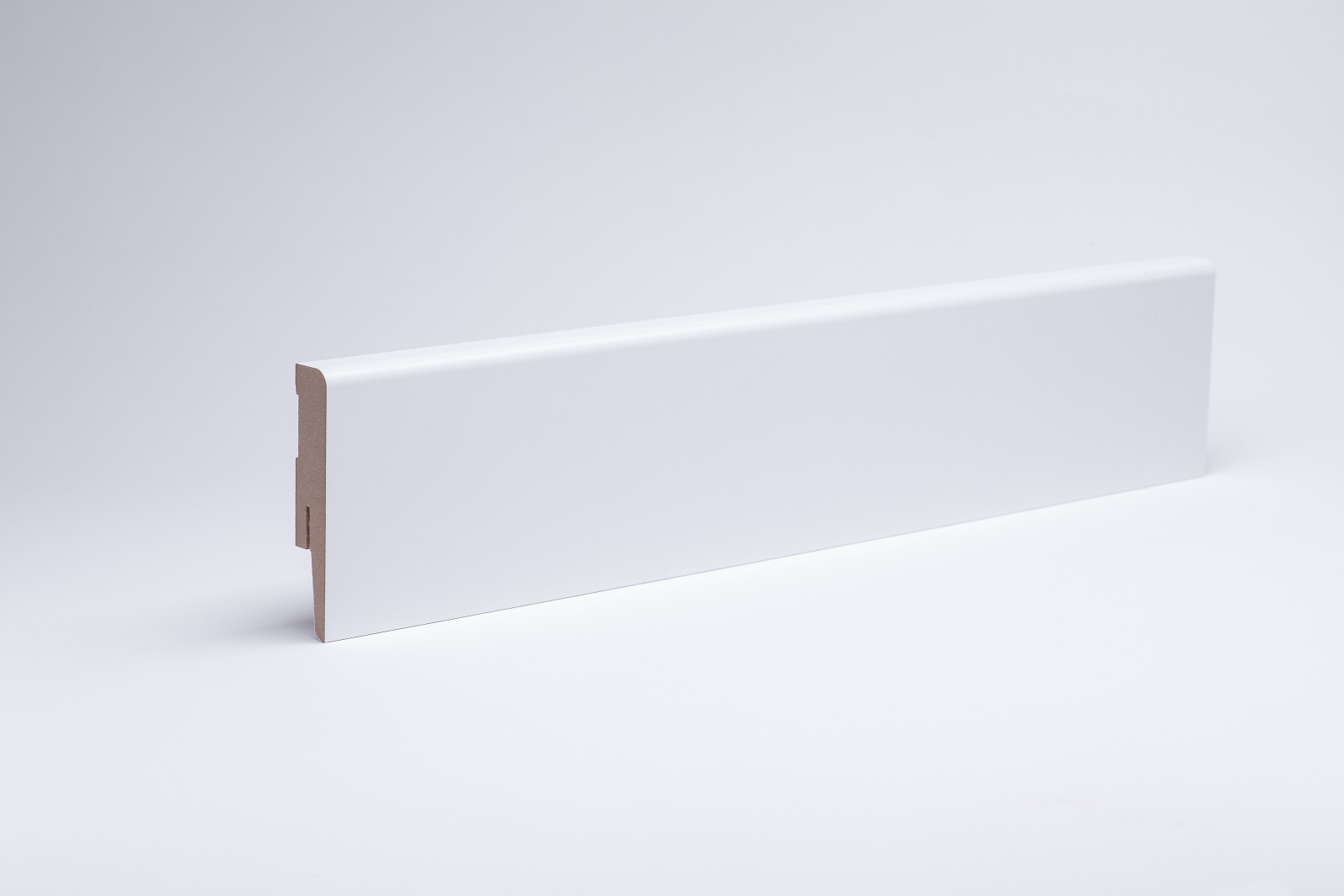 Sockelleiste Weimarer Profil 80 mm MDF - Weiß lackierfähig