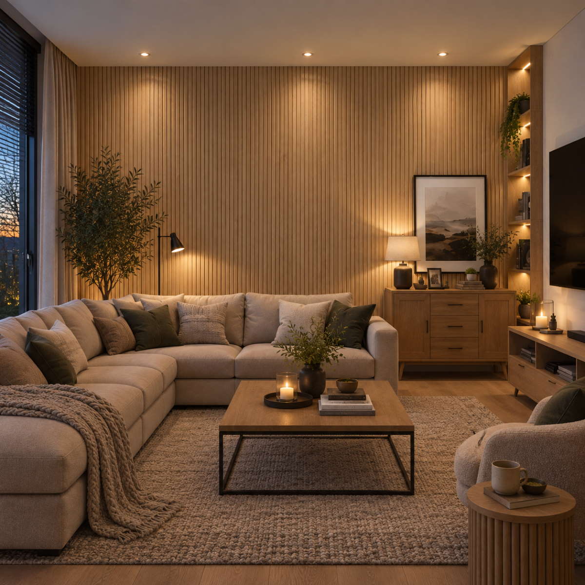 VERO Wandpaneel Nordische Eiche 17 x 260 cm | Moderne MDF Wandverkleidung