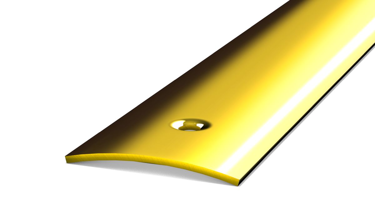 Prinz Übergangsprofil 30 x 1,2 mm - Nr. 125 - Reinmessing - 270 cm