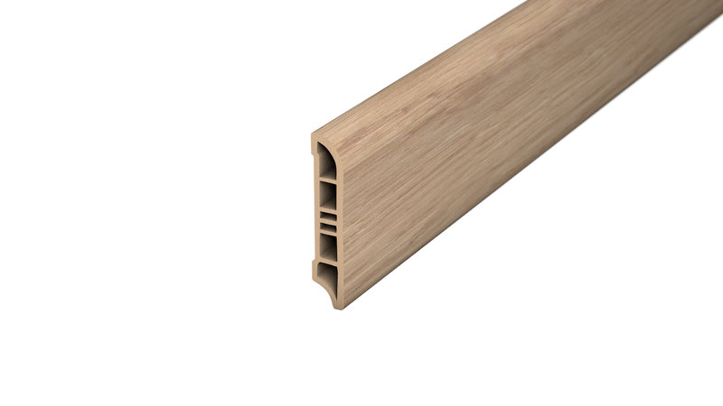 Prinz Cellpro 60  Sockelleiste mit Kammern, PVC - Nr. 813 - Oak natural -  240 cm