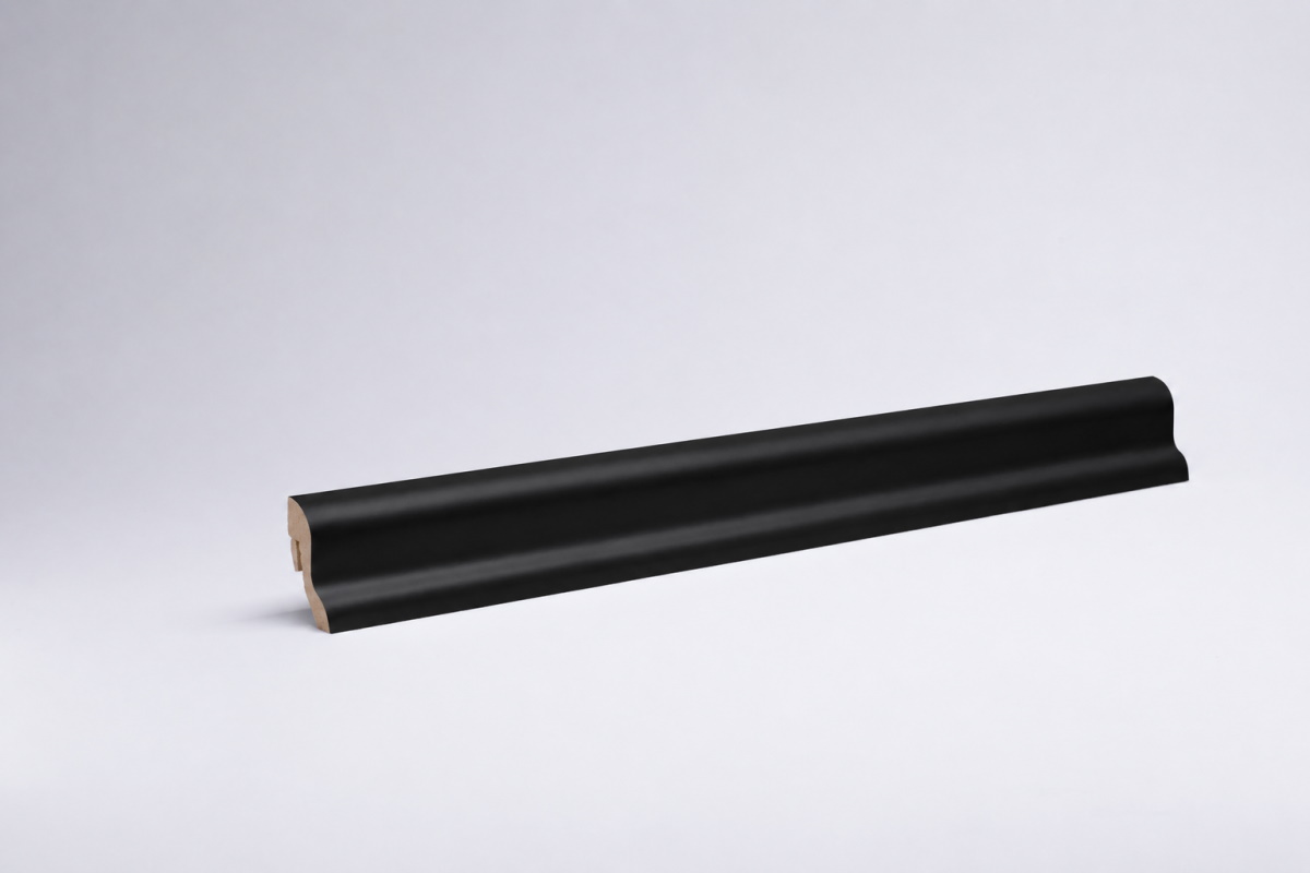 Dekor-Sockelleiste 40 mm Schwarz