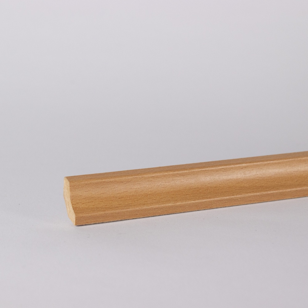 Hohlkehlleiste 16.5x16.5 mm MDF-Träger Buche