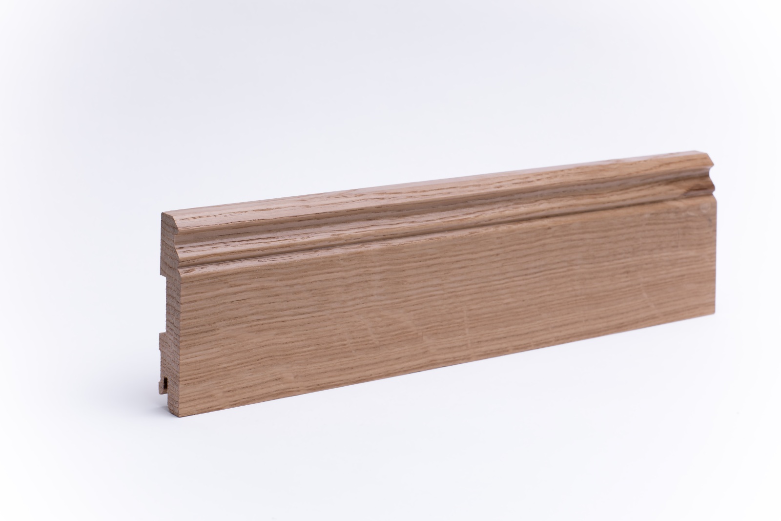 Sockelleiste Berliner Profil 120mm - Eiche gelackt