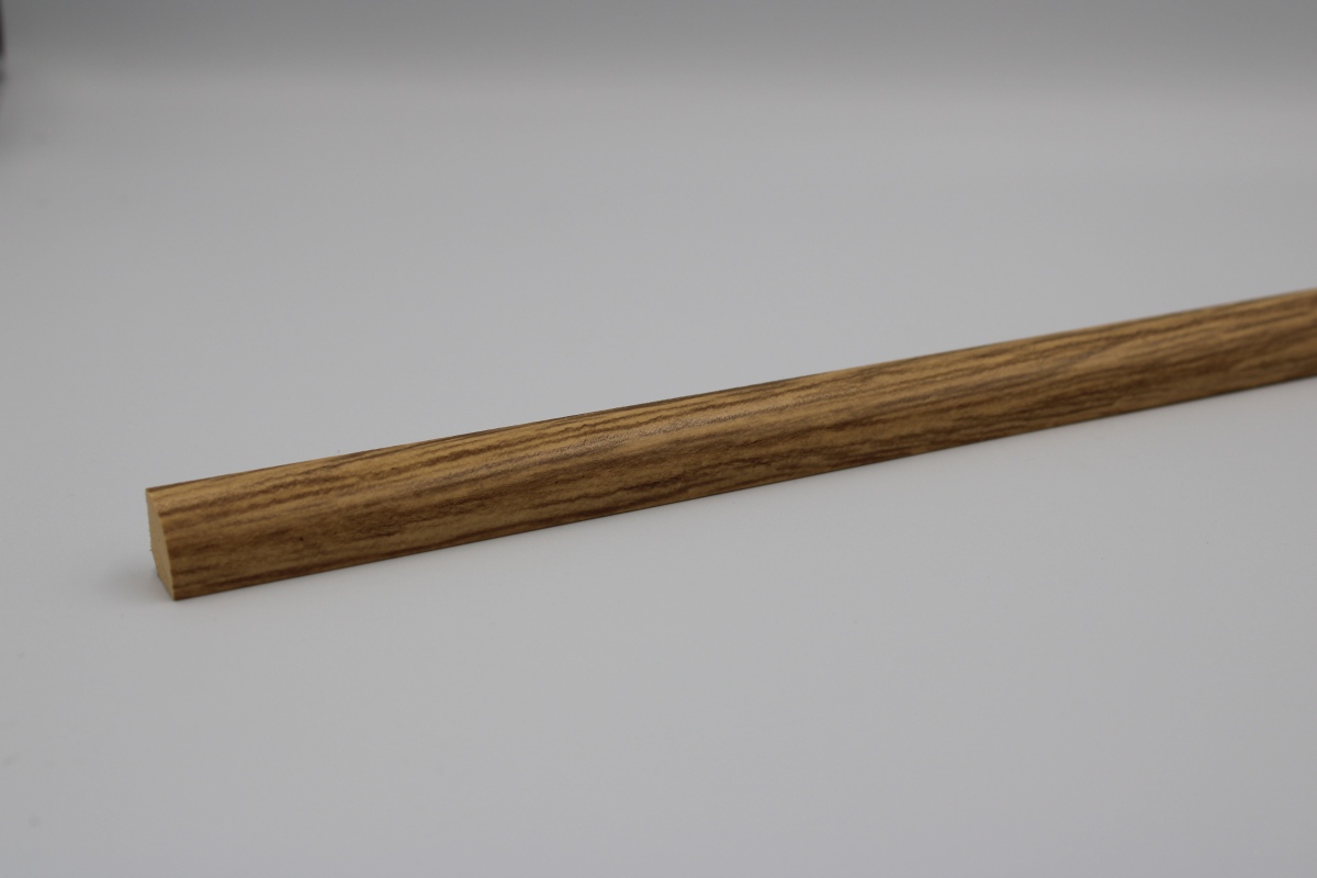 Viertelstableiste Kunststoff Eiche 14 x 14 x 2500 mm