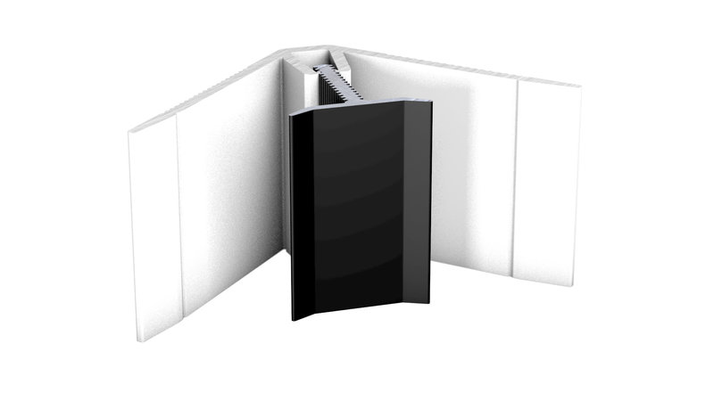 MuraTec Alu-Innenwinkel, Schwarz - für Belagstärken 6,0 - 9,0 mm