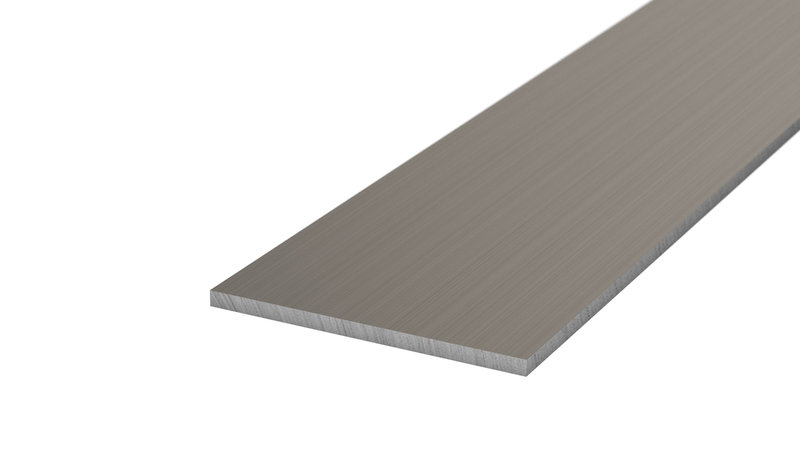 Prinz Flachprofil 40 mm - Nr. 104 - Edelstahl gebürstet - 100 cm