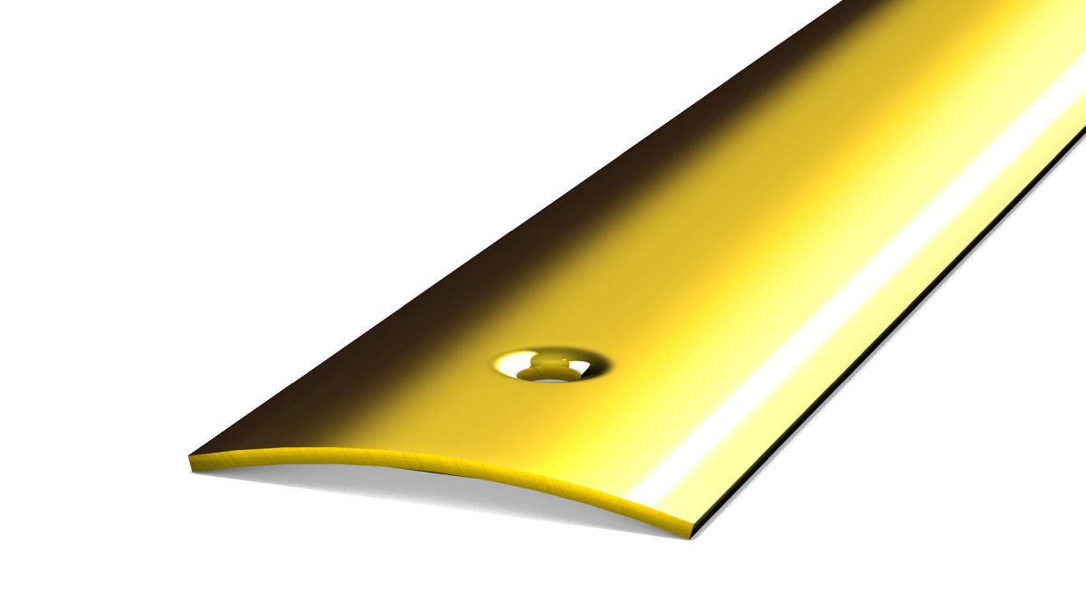 Prinz Übergangsprofil 30 x 1,0 mm - Nr. 124 - Reinmessing - 100 cm