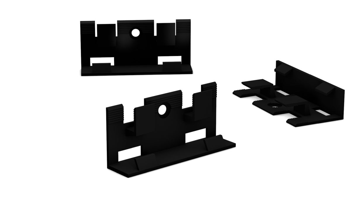 Prinz Befestigungsclips für MDF-Sockelleiste Nr. 809, 833, 838 und 827-830