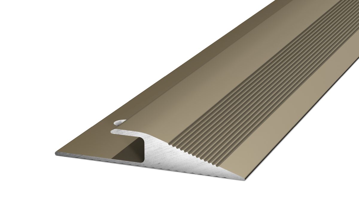 Prinz Rampenprofil 39 x 6,8 mm - Nr. 269 - Edelstahl matt - 250 cm