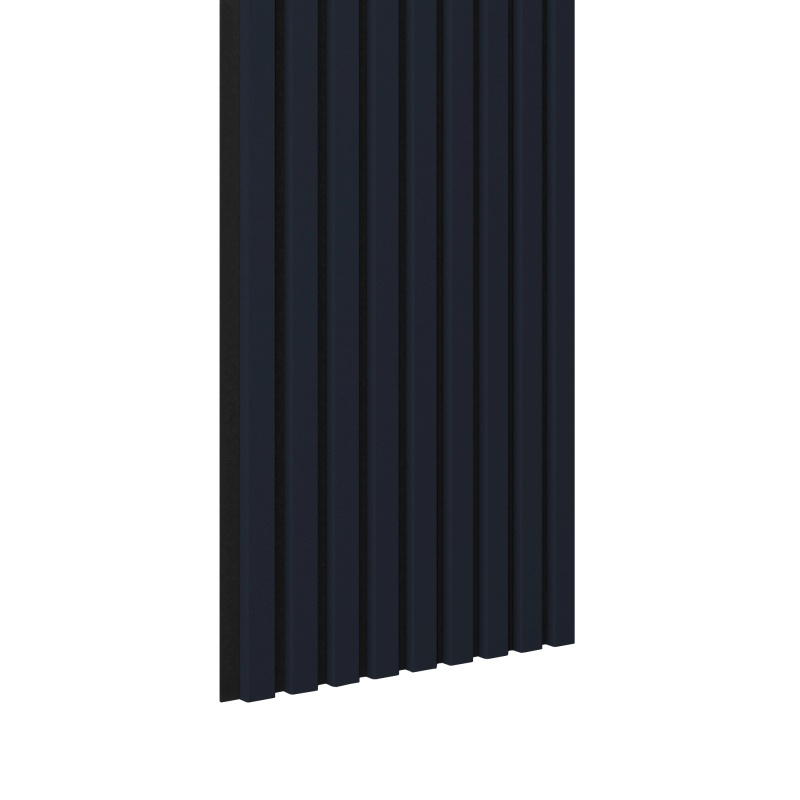 Acoustic+ Akustikpaneel Indigo 2600 x 400 mm - Akustikfilz Schwarz