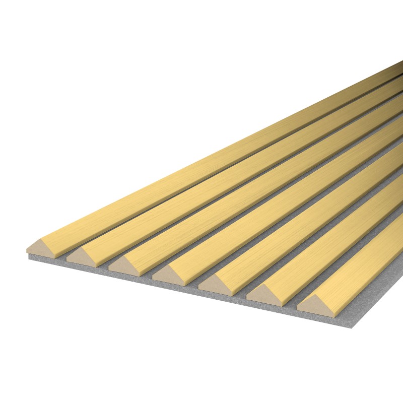 Muster K2 - Gold - Akustikfilz Grau