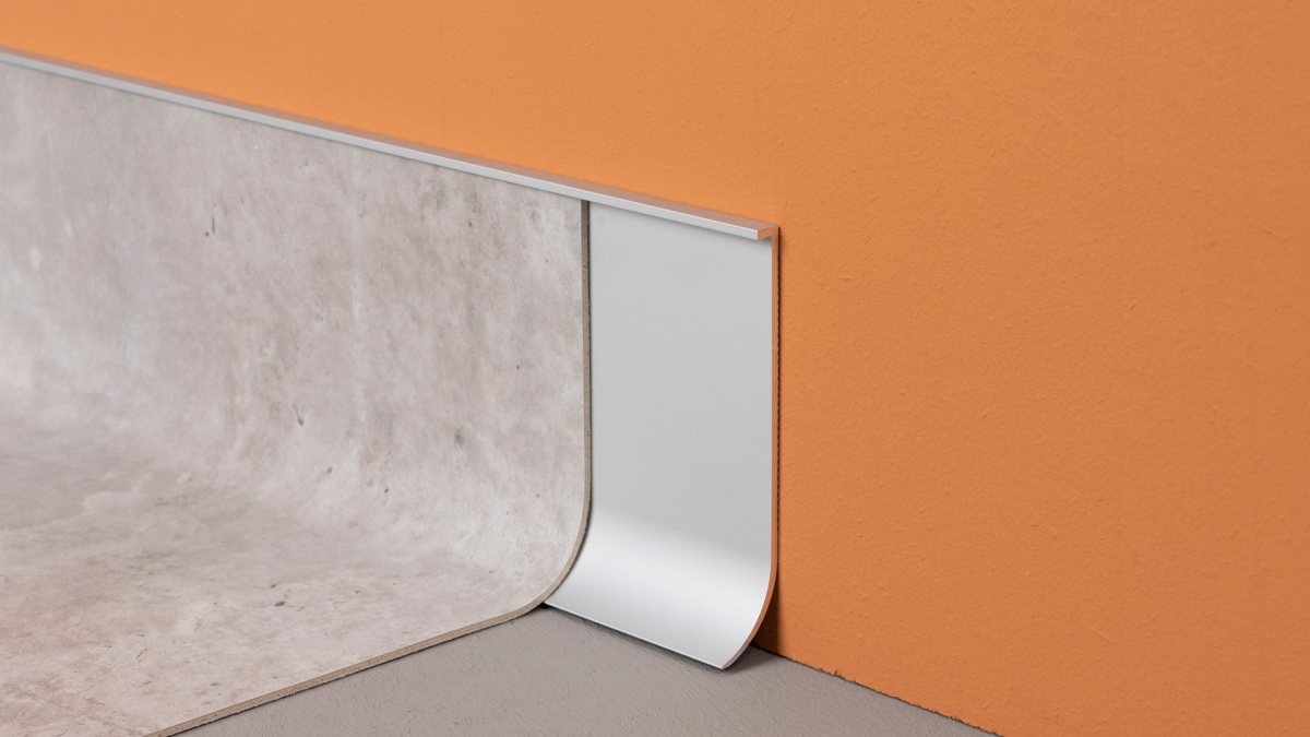 Prinz Alu-Hohlkehlleiste 5,3 x 82 mm - Nr. 391 - Alu natur  - 400 cm