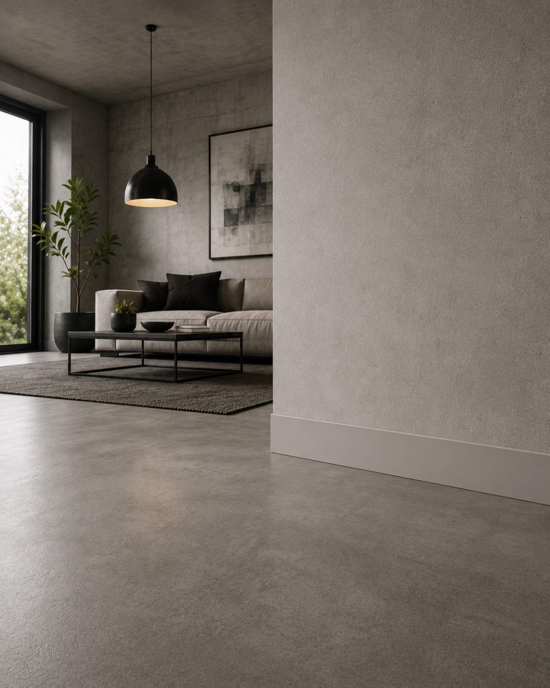 Dekor-Sockelleiste 60 mm Sandgrau