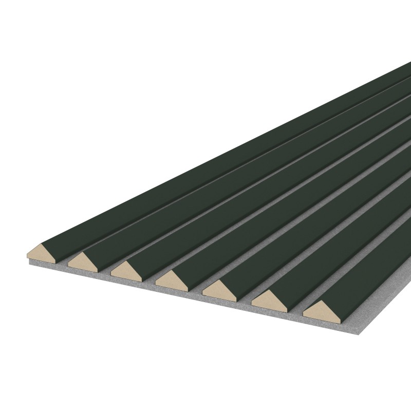 Akustikpaneel K2 - Filzfarbe Grau 2600x400mm - verschiedene Farben