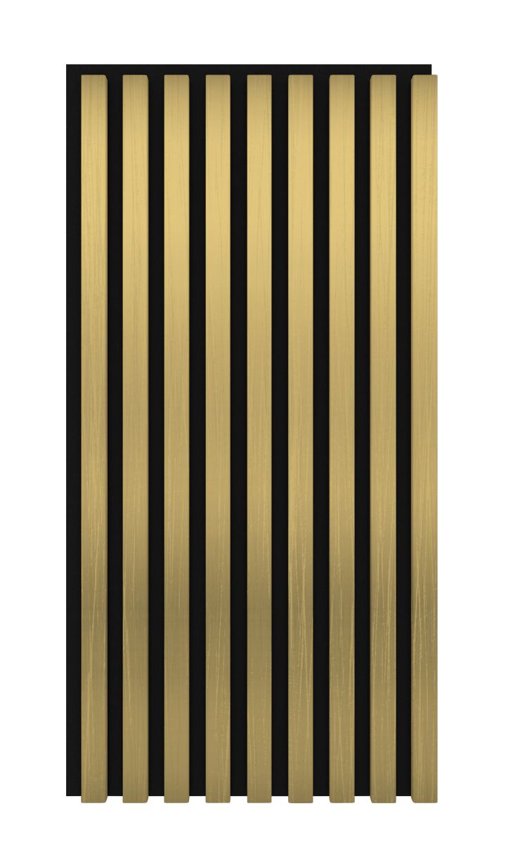 Acoustic+ Akustikpaneel Gold 800 x 400 mm - Akustikfilz Schwarz