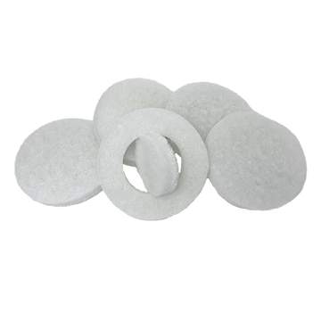OLI NATURA Super-Pads für Exzenterschleifer 5 Stück - Weiß