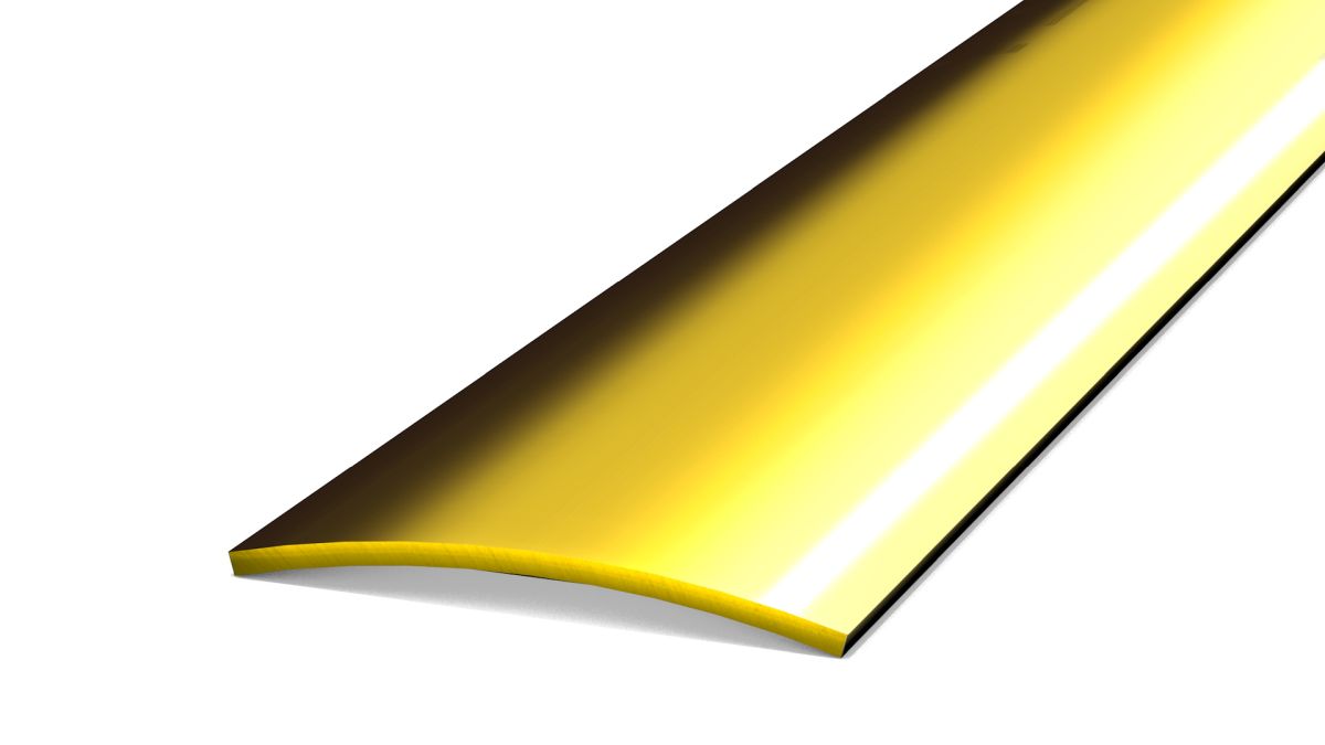Prinz Übergangsprofil 30 x 1,2 mm - Nr. 125 - Reinmessing - 100 cm