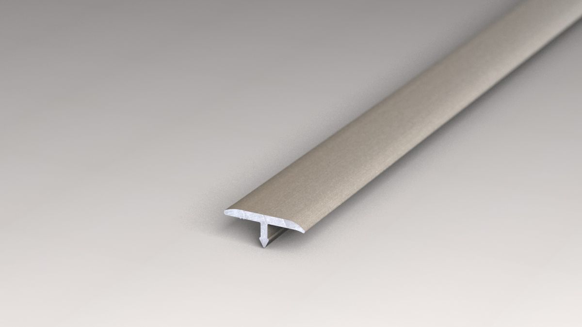 Prinz T-Cover Profil 12 mm - Nr. 264 - Edelstahl matt - 270 cm
