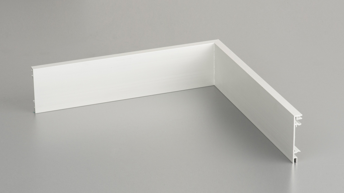 Innenecke für Aluminium-Clips-Sockelleiste 13 x 60mm