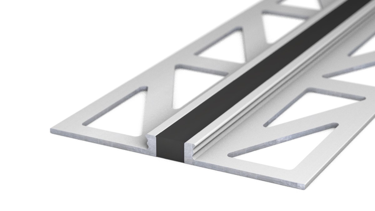 Aluminium-Dehnfugenprofil - Silikon-Fuge - für 3mm Beläge - Anthrazit 3m