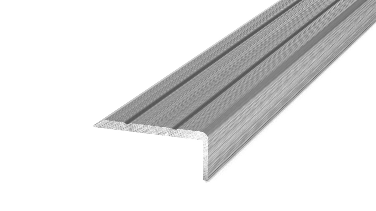 Winkelprofil 24,5 x 10 x 2.700 mm  Edelstahl gebürstet - selbstklebend