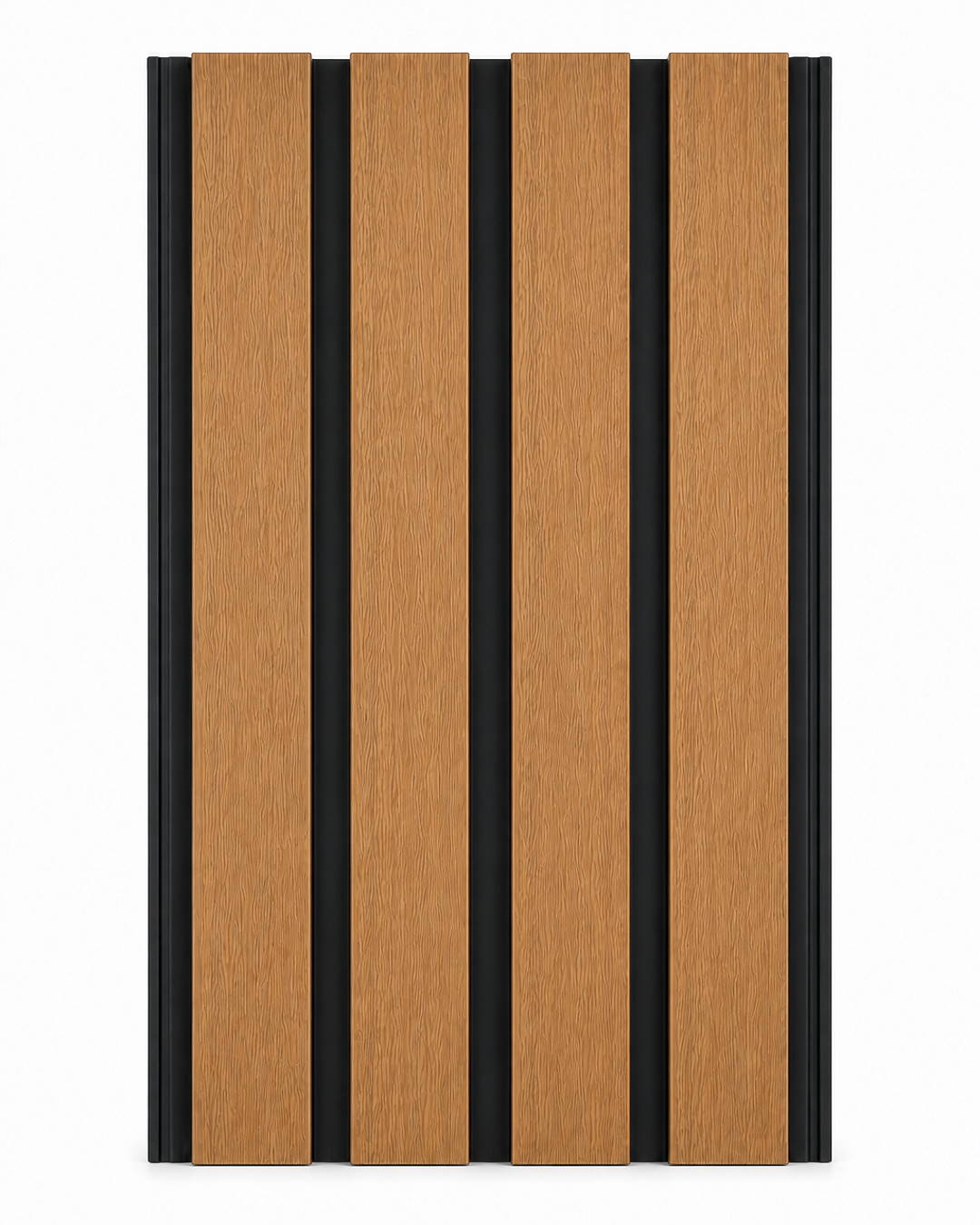 Outdoor WPC Wandpaneel Hellbraun – 2350 x 219 x 26 mm | Wetterfest & UV-beständig