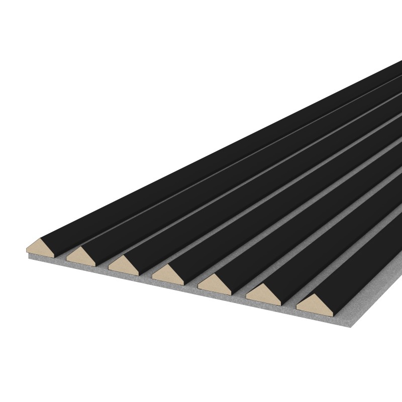 Akustikpaneel K2 - Filzfarbe Grau 2600x400mm - verschiedene Farben