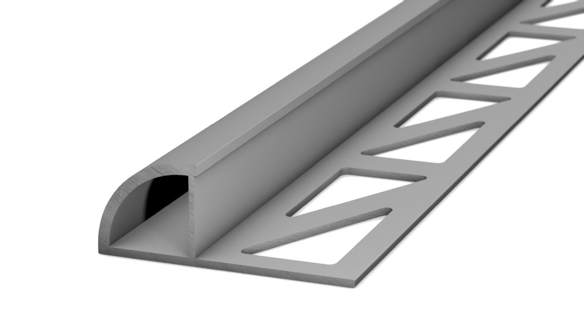 Prinz Viertelkreisprofil 11 mm - Nr. 746 - Silber matt - 250 cm