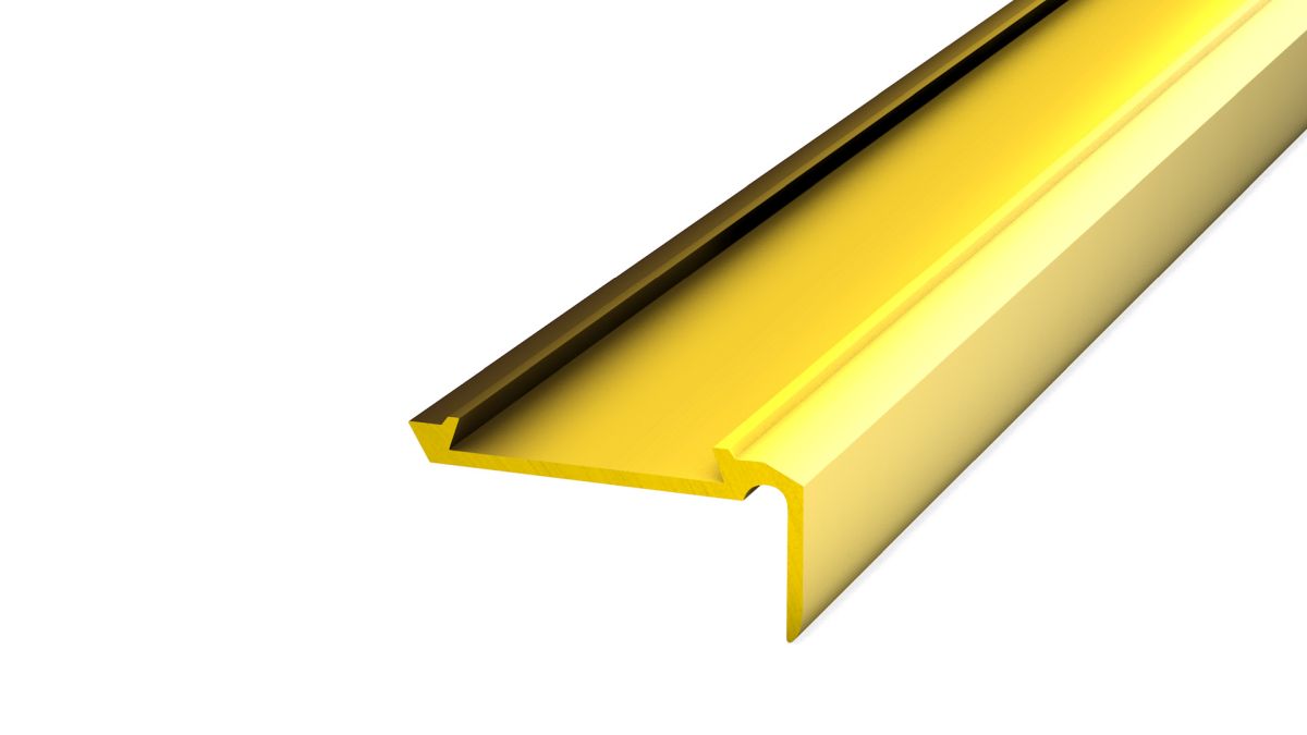 Prinz Kombi-Profil 40 x 18 mm - Nr. 185 - MS poliert - 500 cm