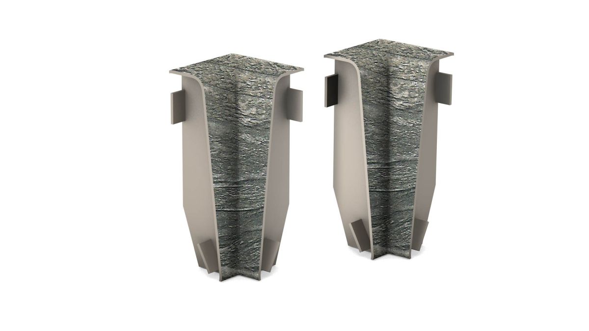 Prinz Innenecken für MDF-Sockeleiste 18 x 58 mm Nr. 809. - Canyon Pinie