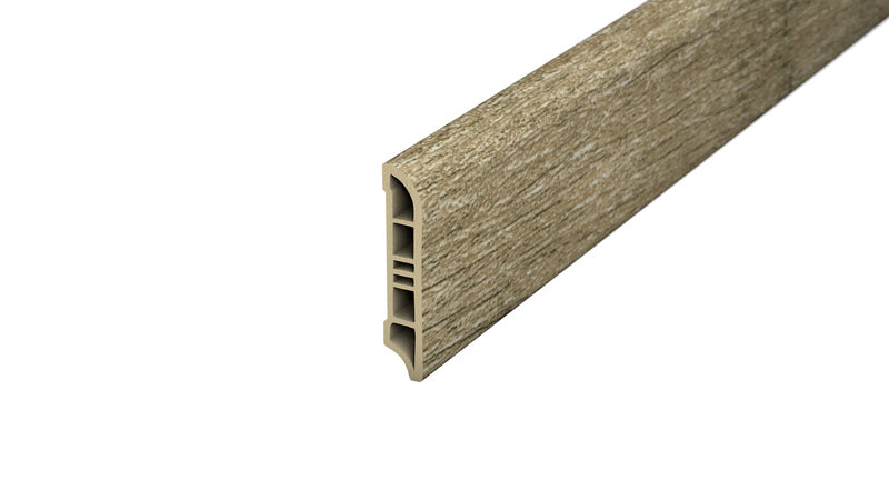 Prinz Cellpro 60  Sockelleiste mit Kammern, PVC - Nr. 813 - Oak Rusty -  240 cm