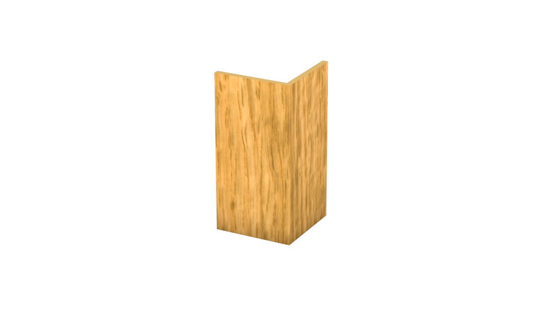 Prinz PVC-Eckschutzwinkel 20 x 20 mm - Nr. 804 - Eiche - 250 cm
