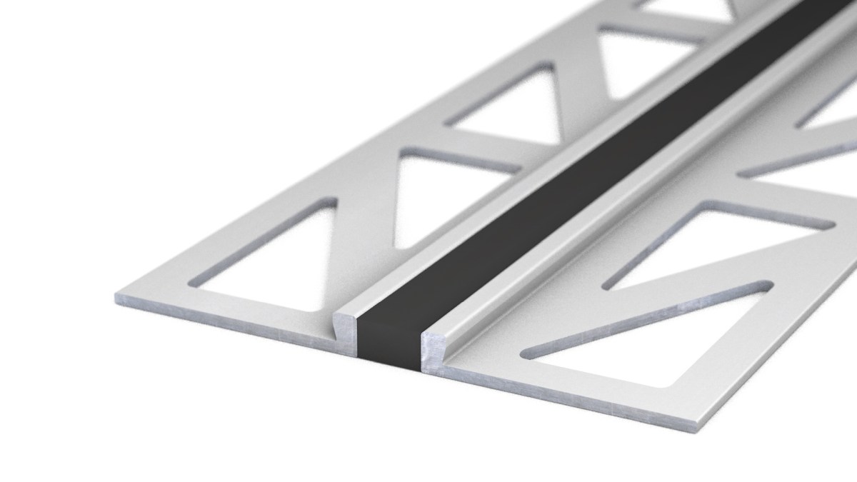 Aluminium-Dehnfugenprofil - Silikon-Fuge - für 2,5mm Beläge - Anthrazit 3m