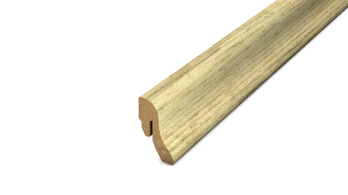 Prinz MDF-Sockelleiste 22 x 40 mm - Nr. 833 - Schneekiefer - 250 cm