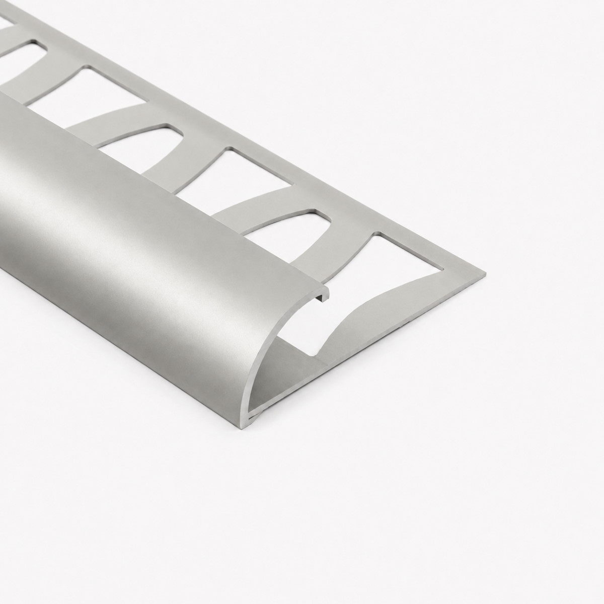Fliesenschiene Aluminium 10 mm – Viertelkreisprofil "R-Typ" - Silber