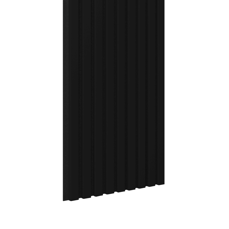 Acoustic+ Akustikpaneel Schwarz 3000 x 400 mm - Akustikfilz Schwarz