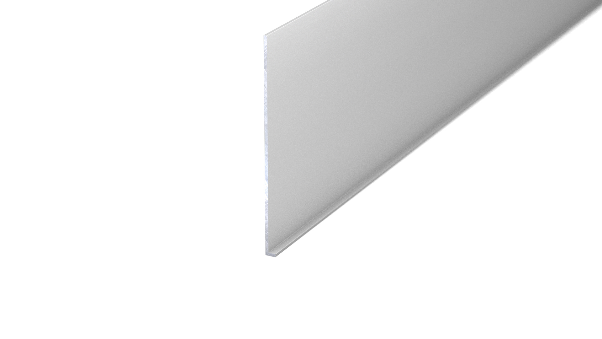 Prinz Winkel-Sockelleiste 5 x 100 mm - Nr. 386 - Silber - 250 cm