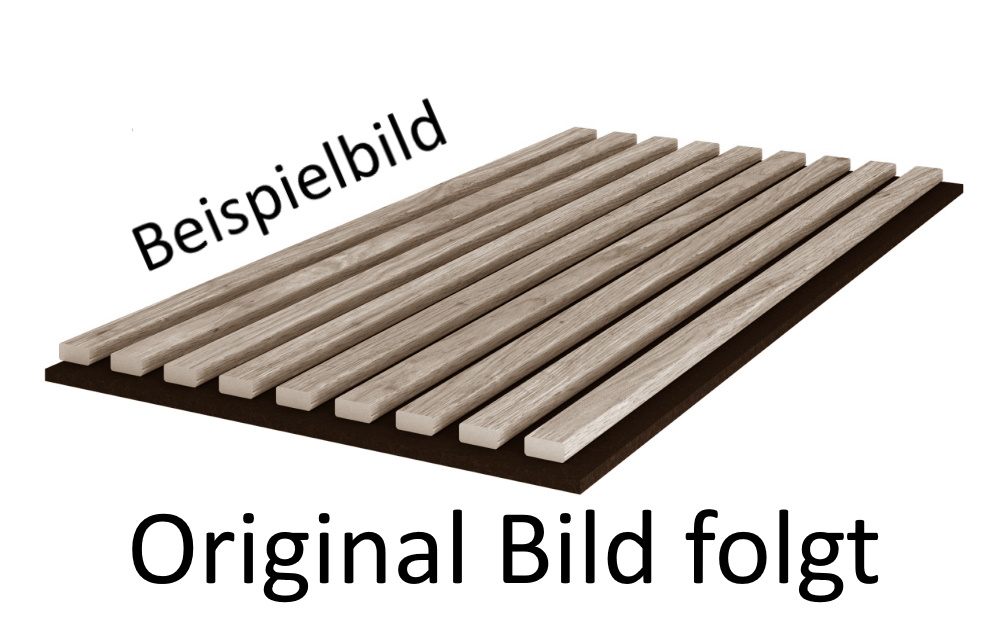 Massivholz Akustikpaneele 2600 x 400 mm Eiche natur - lackiert