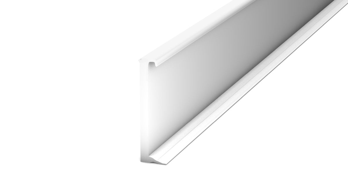 Prinz Einklebeleiste - Kunststoff. Für Designbeläge 2,0 - 3,5 mm. - Nr. 816 - Weiß -  250 cm