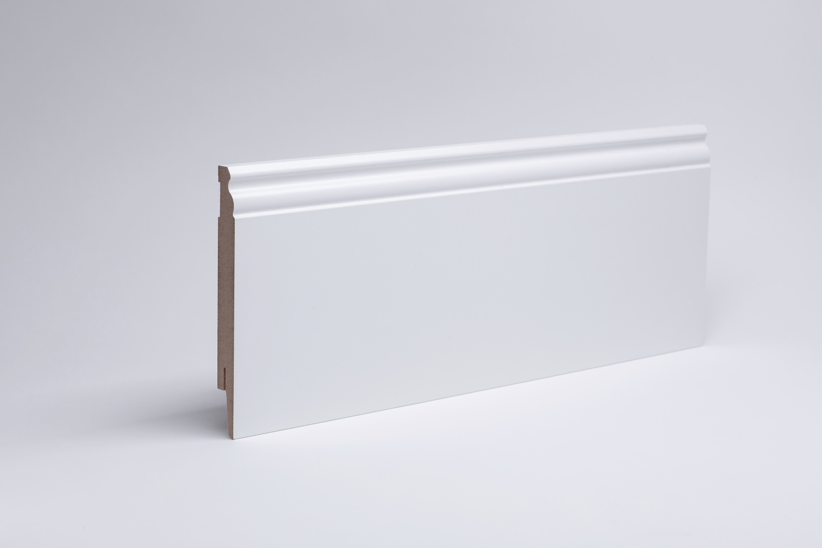 Sockelleiste Berliner Profil 150 mm MDF - Weiß lackierfähig