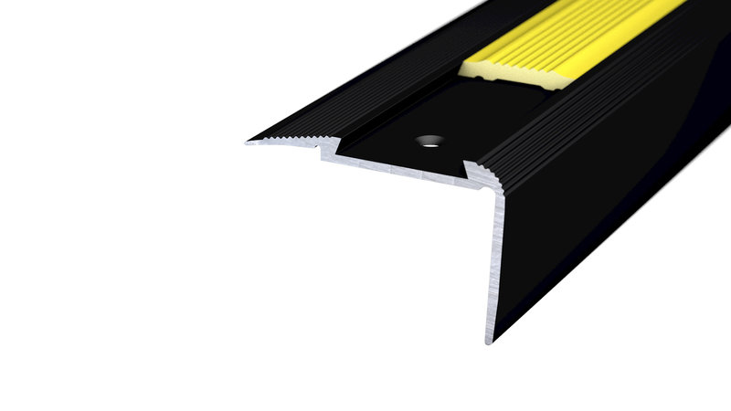 Prinz Kombi-Profil 54 x 32,2 mm - Nr. 193 - Schwarz RAL 9005 - 250 cm