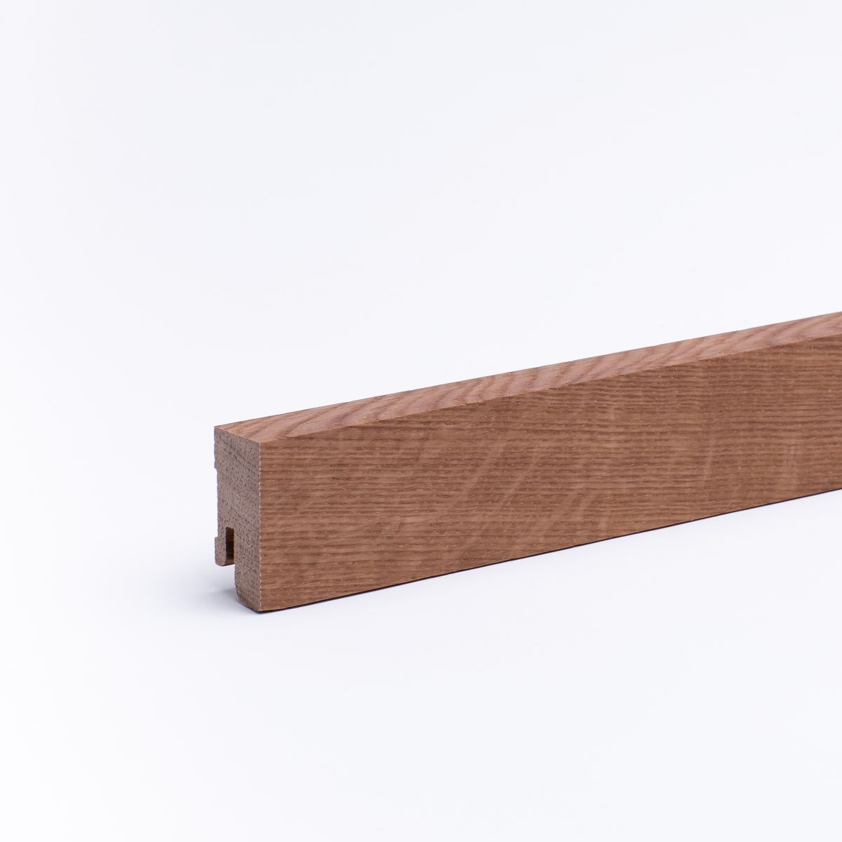 Vierkant Massivholz-Sockelleiste 40 mm - Eiche geölt